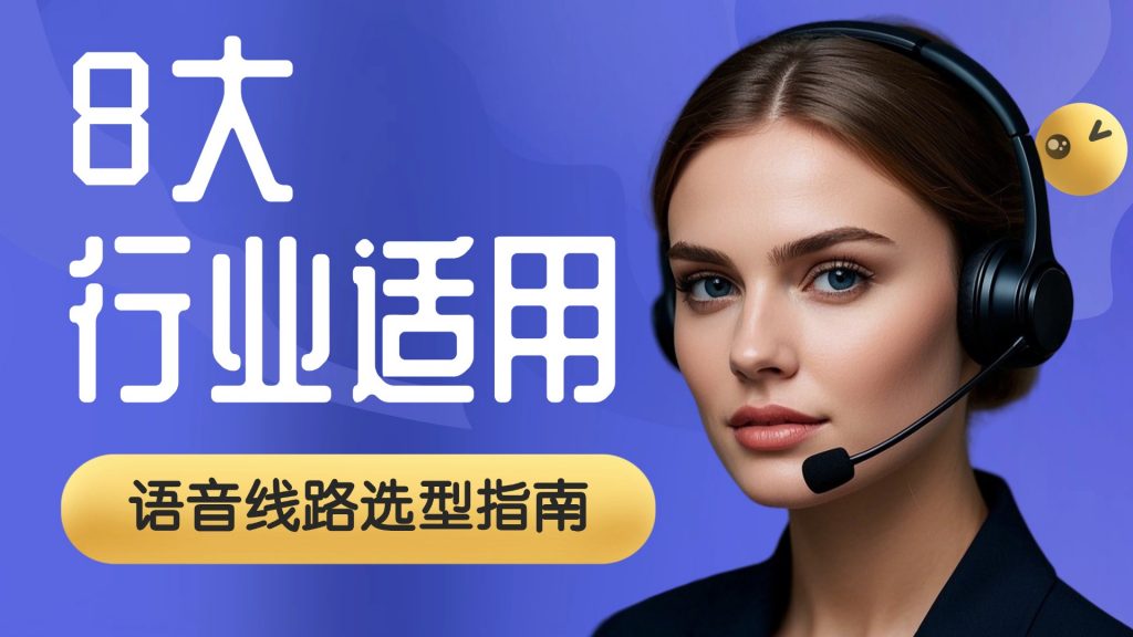 8大行业适用的语音线路选型指南